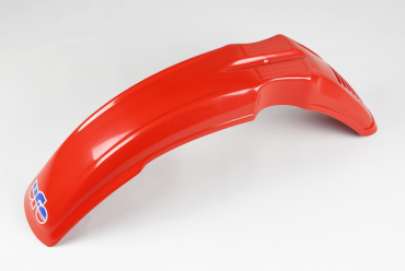 Parafango anteriore universale Ufo con feritoie cross-enduro (1983-1989) Ktm primo equipaggiamento rosso