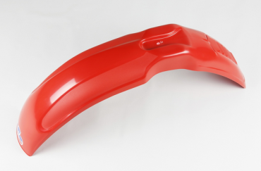 Parafango anteriore universale Ufo con feritoie cross-enduro (1979-1983) rosso per Ktm primo equipaggiamento