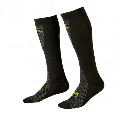 Calze O'Neal MX Performance Sock MINUS V.22 Black Neon Yellow (One Size)