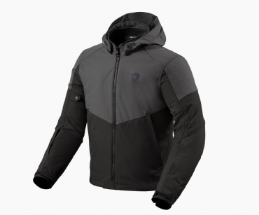 Giacca moto urbana Rev'it AFTERBURN Nero Anthracite