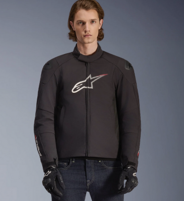 Giubbino moto Alpinestars SMX WP Nero