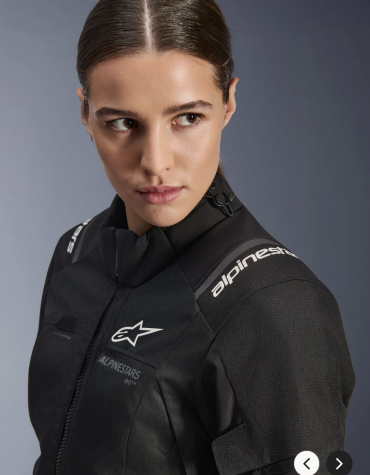 Giacca moto donna Alpinestars STELLA ANDES V4 Drystar nero