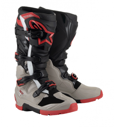 Stivali enduro Alpinestars TECH 7 ENDURO Nero Grigio Rosso