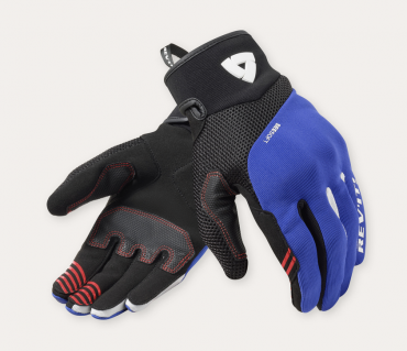 Guanti moto ventilati Rev'it ENDO Blu Nero