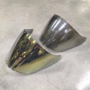 Visiera di ricambio specchiata gold e silver per HJC FG-JET e IS-33 II