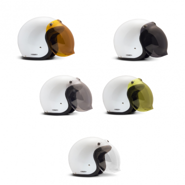 Visiere DMD Bubble per caschi jet vari colori