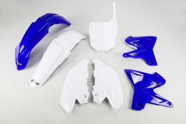 KIT PLASTICHE RESTYLING YAMAHA blu bianco YZ 125 250 2002 2003 2004 2005 2006 2007 2008 2009 2010 2011 2012 2013 2014 UFO