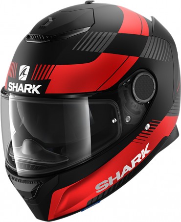 Casco integrale Shark SPARTAN RS Blank SP Nero Rosso