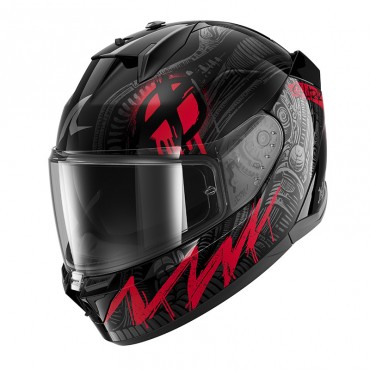 Casco integrale Shark D-SKWAL 3 SHIEVER Nero Rosso