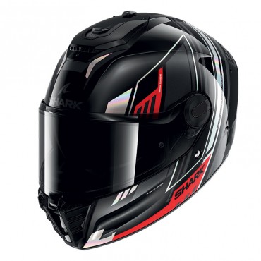 Casco integrale Shark SPARTAN RS Byrhon Iridiscent Rosso Nero