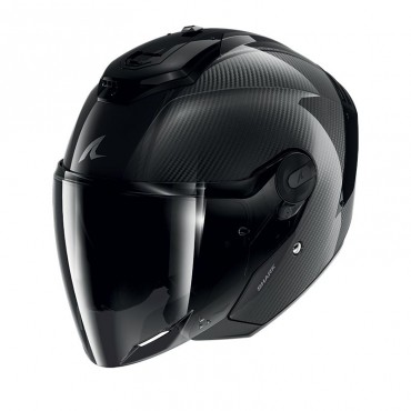 Casco jet Shark Rs Jet Full Carbon Nero Lucido