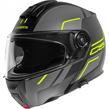 Casco modulare Schuberth C5 Master Yellow Opaco