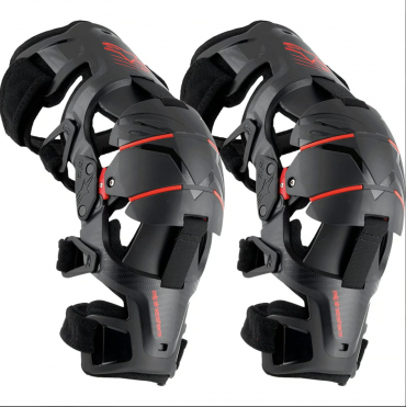 Coppia di ginocchiere Alpinestars RK-1 PLASMA KNEE BRACE Nero Rosso