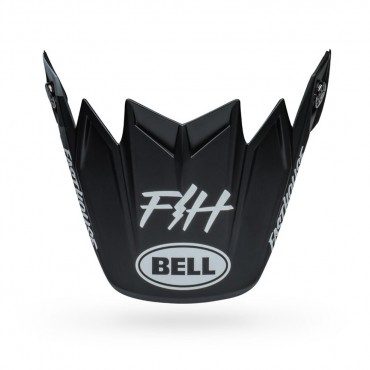 Frontino casco Bell MOTO-9S Flex Fasthouse Mc Core matte Black Yellow