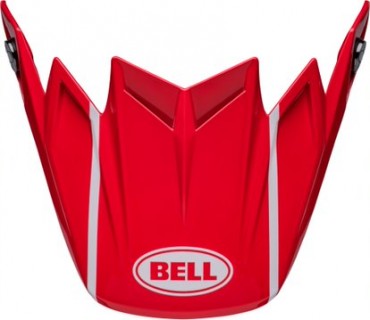 Frontino casco Bell MOTO-9S Sprint Matte Gloss Red Black