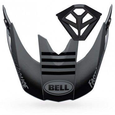 Frontino + presa d'aria casco Bell MOTO-10 SPHERICAL 2023 Fasthouse Bmf Grigio Nero