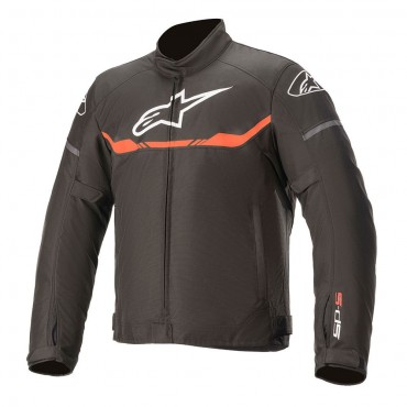 Giubbino moto Alpinestars T-SP S WP Nero Rosso Fluo