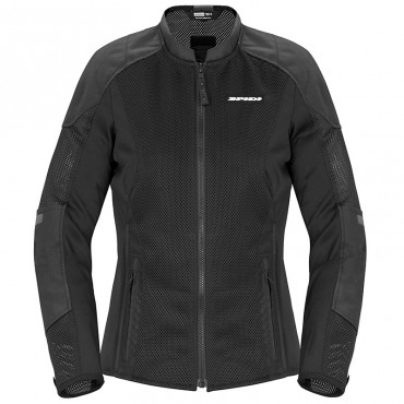 Giubbino moto traforato donna Spidi Super Net Lady Nero