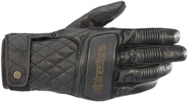 Guanti pelle Alpinestars BRASS LEATHER nero
