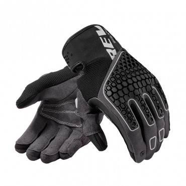 Guanti moto ventilati Rev'it MANGROVE 2 Nero Grigio