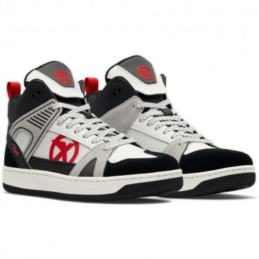 Scarpe moto XPD Moto-1 Sneakers Bianco Nero Rosso