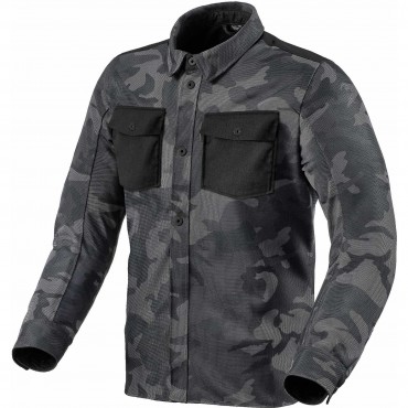 Sovracamicia moto Rev'it Tracer Air 2 Mimetico Grigio Scuro